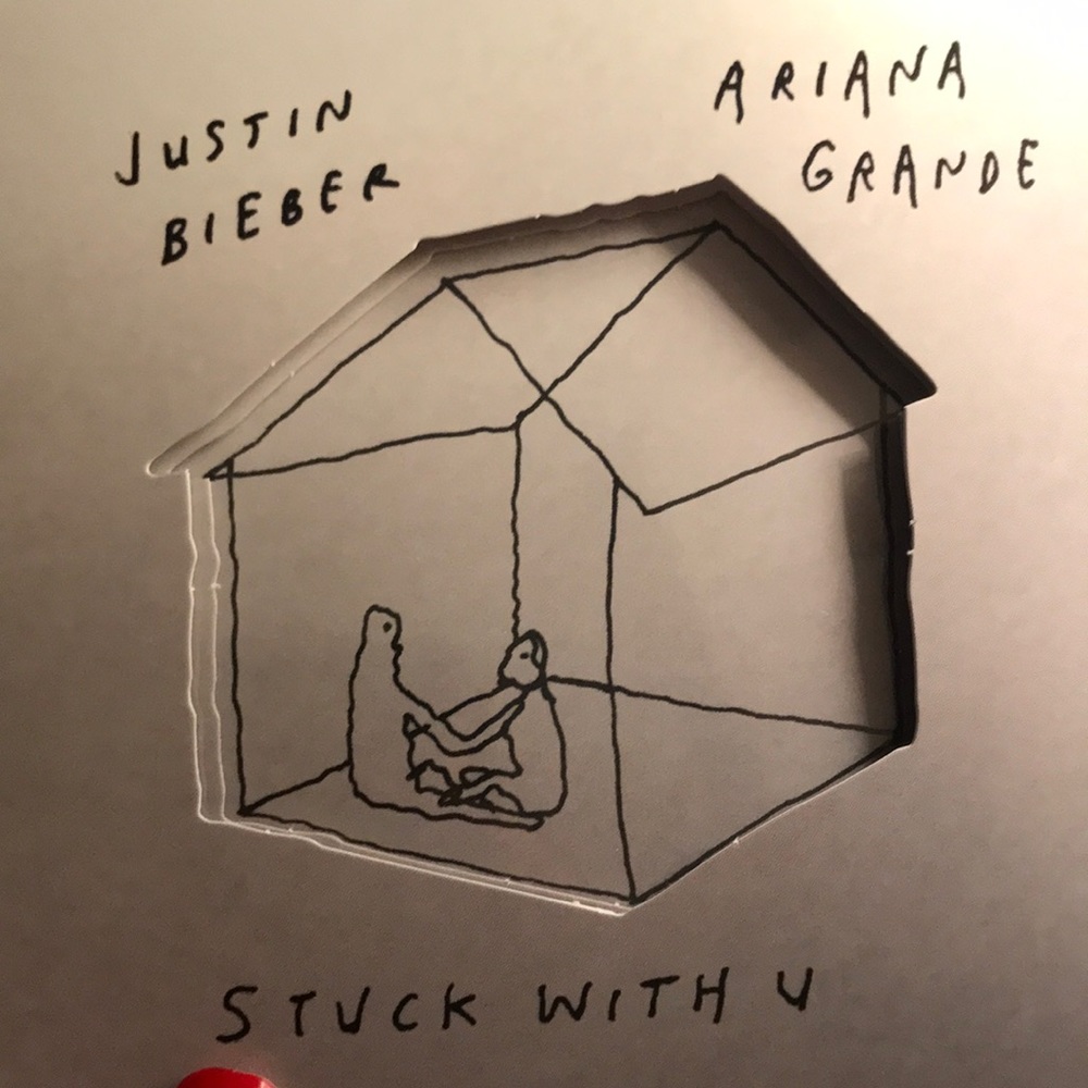 SIGNED Justin Bieber and Ariana Grande CD!!